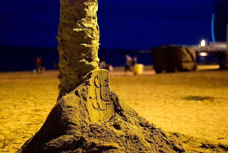 A sand penis ford on a Sri Lanka surf trip