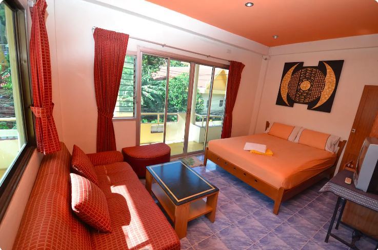 Bright Tangerine Room in Patong Phuket