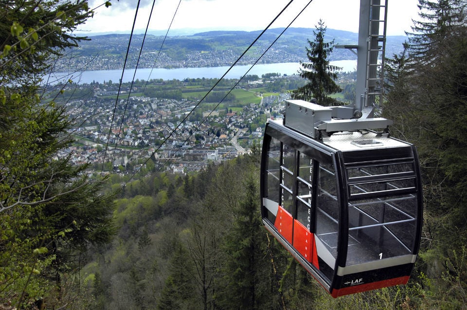 Cable Car Up Felsenegg