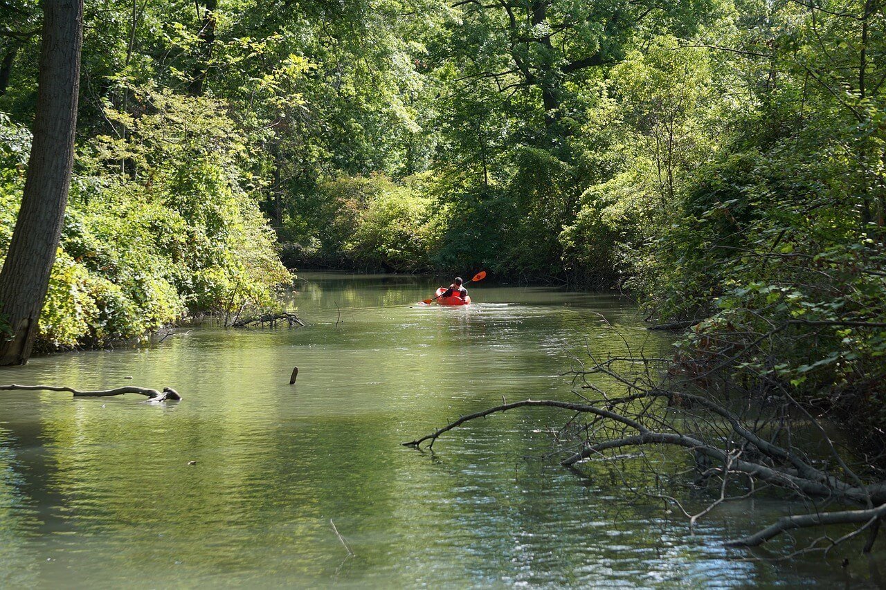 Belle Isle Island River in Detroit