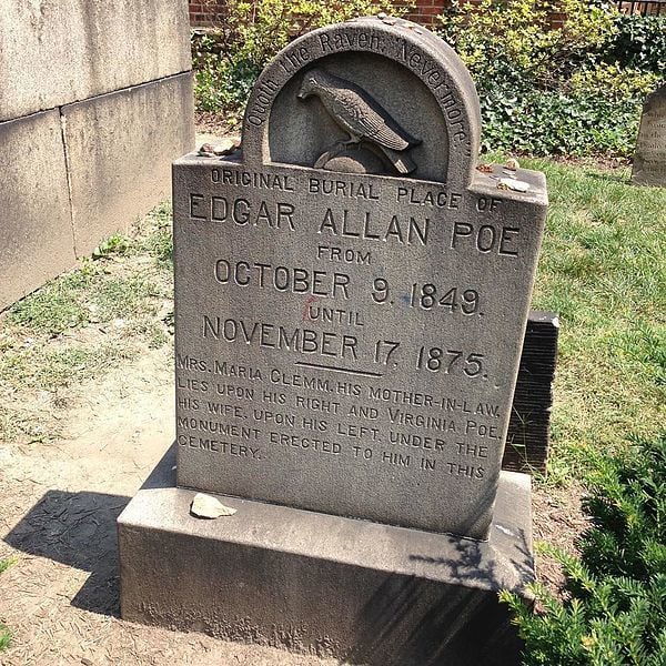 Pay your respects at Edgar Allen Poe's Grave