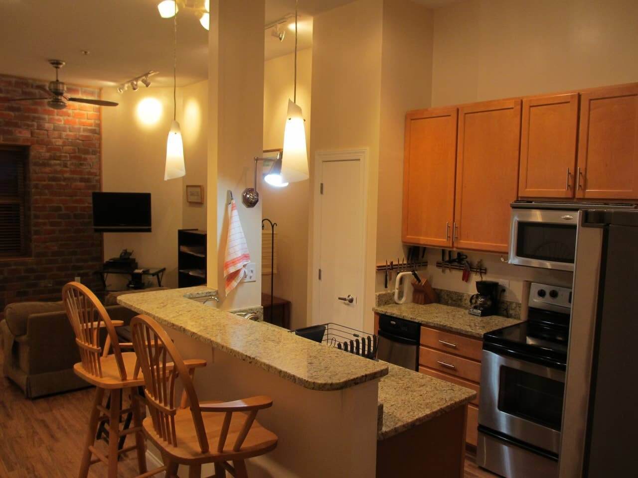 Fully Furnished Downtown Condo, Greensboro