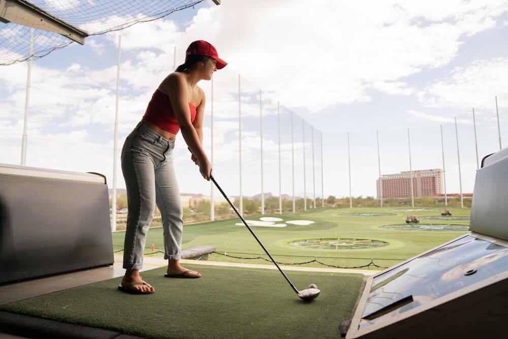 topgolf ad drinking in houston