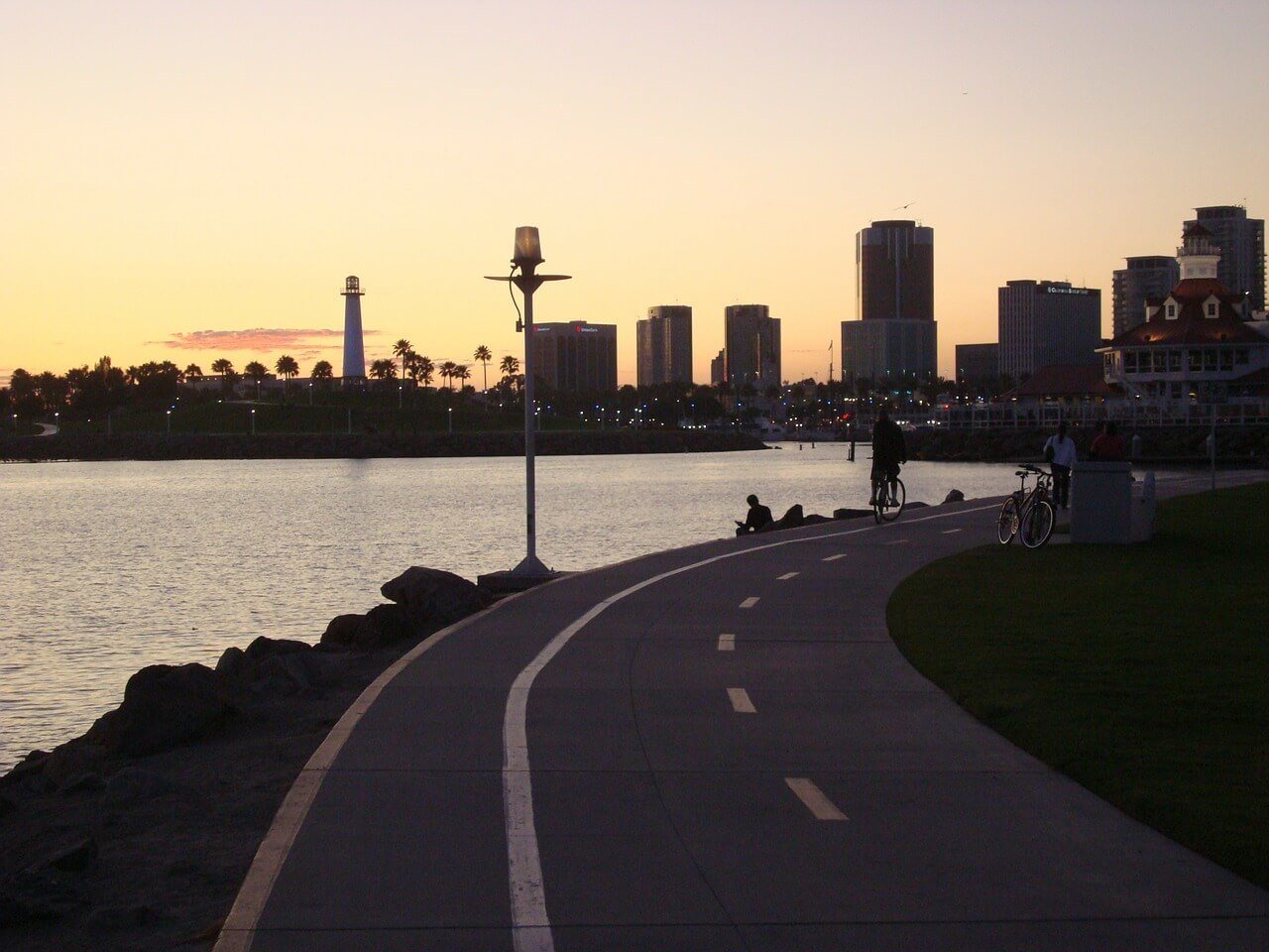 Sunset in Long Beach