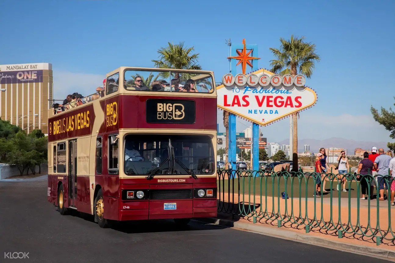 Tour around on an open top bus