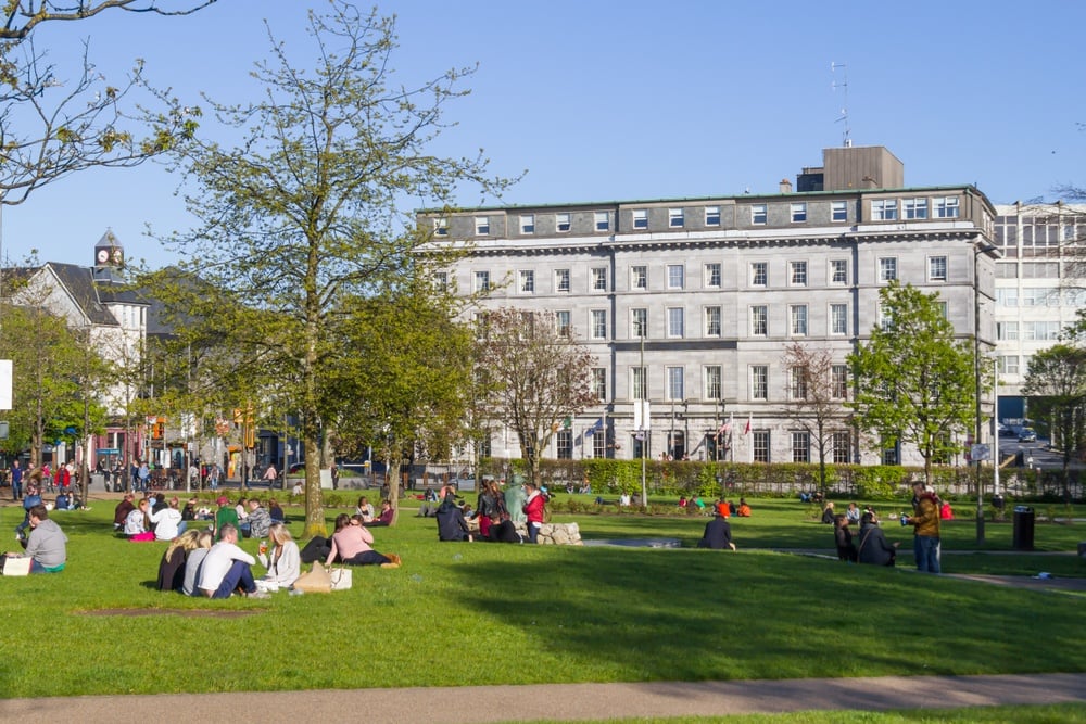 Chill out in Eyre Square 