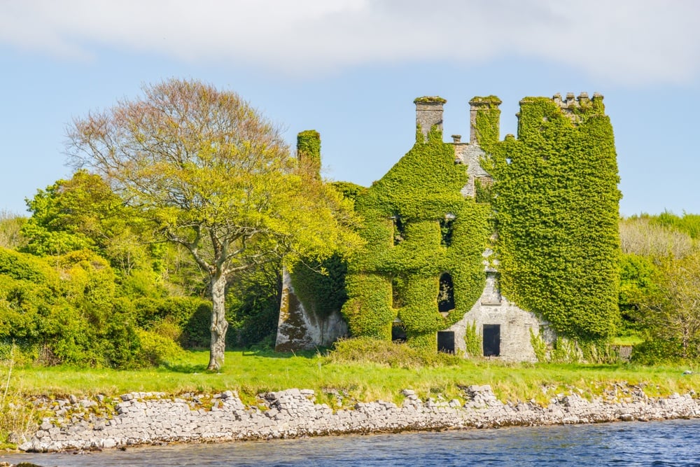 See the splendour of the abandoned Menlo Castle