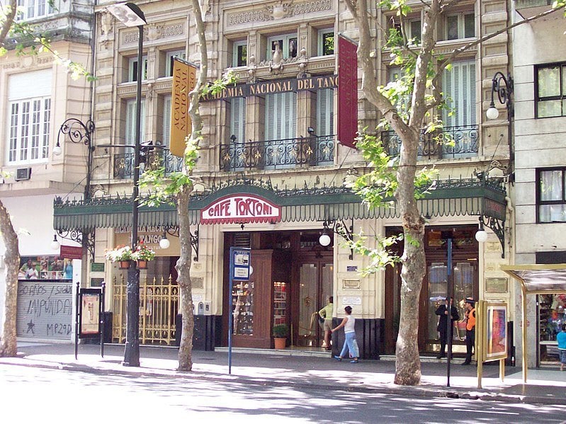 Sip a coffee and people-watch at Café Tortoni in Buenos AIres