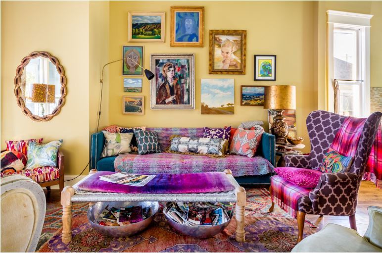 Quirky and colourful Nashville home