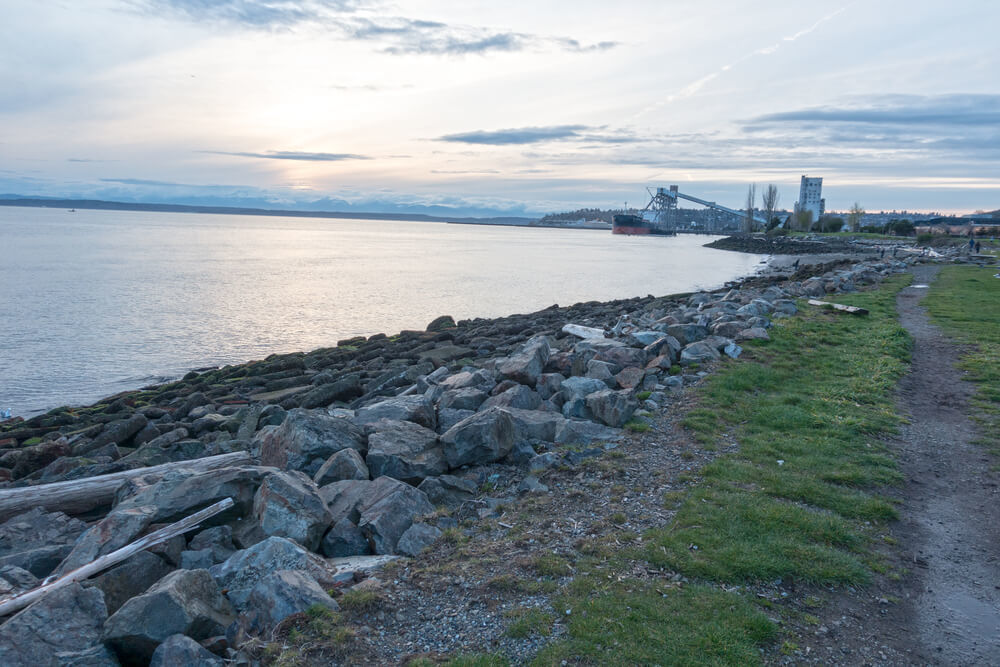 Myrtle Edwards Park Beach
