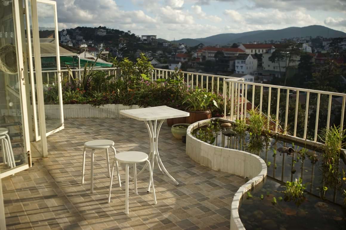 an apartment with valley view and garden dalat vietnam