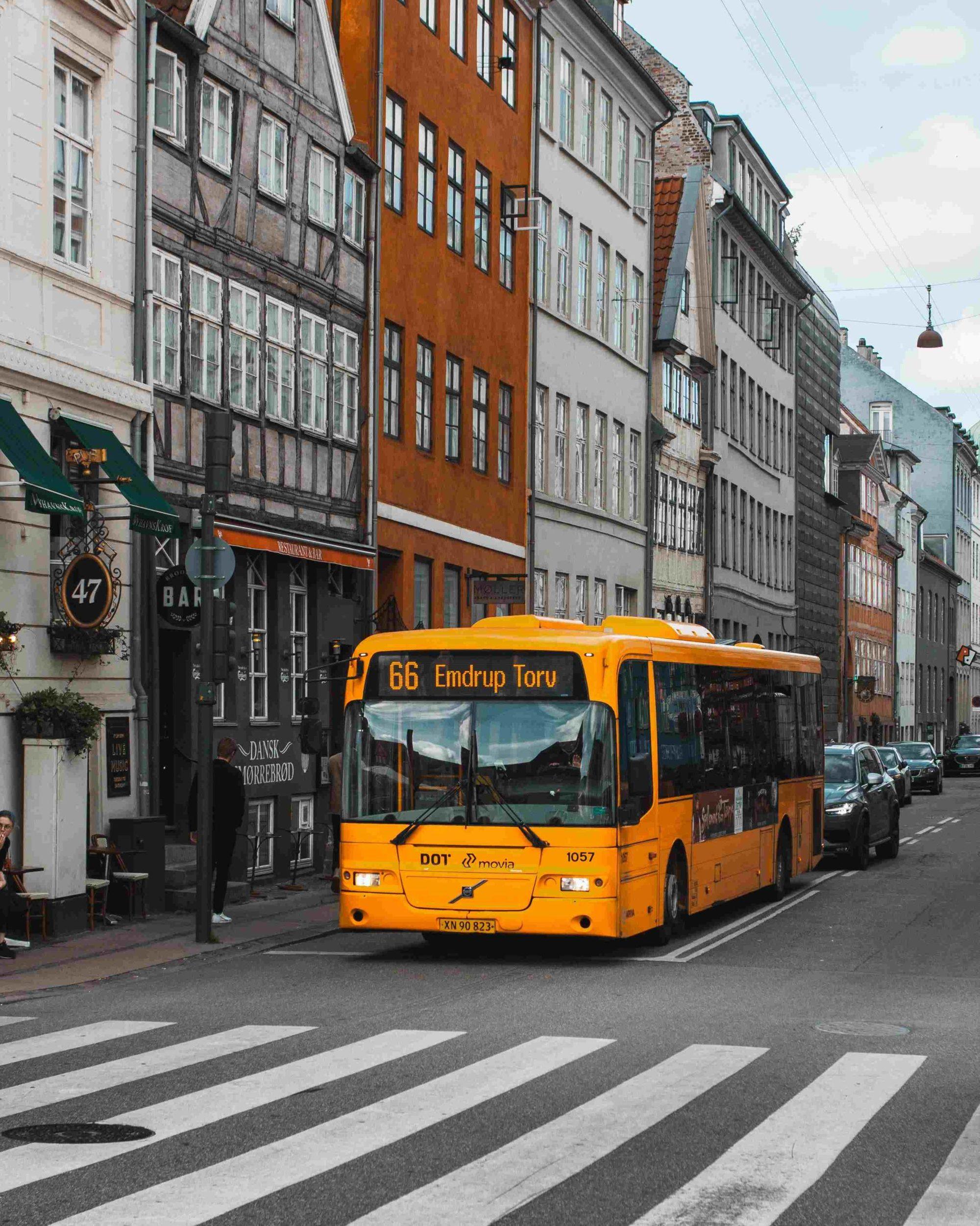 copenhagen yellow bus