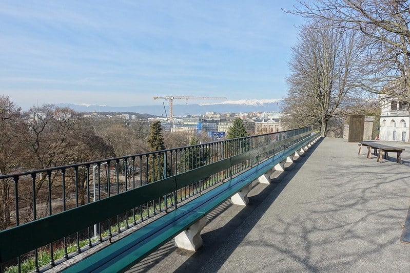 Sit on one of the longest benches in the world