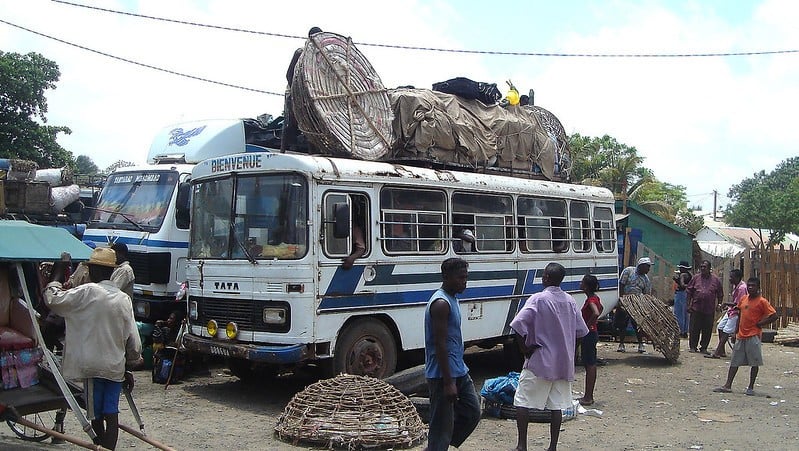 Is public transportation in Madagascar safe?