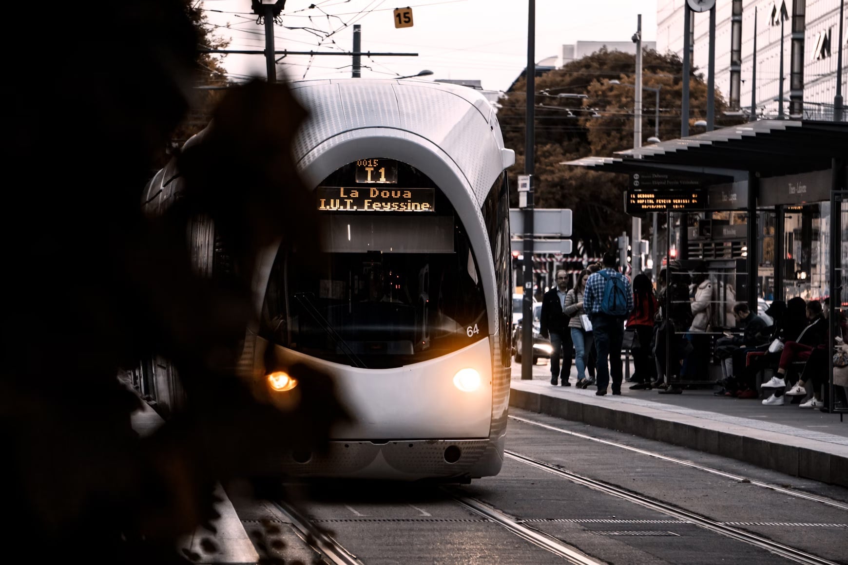 tram in lyon, france