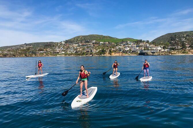 paddleboarding