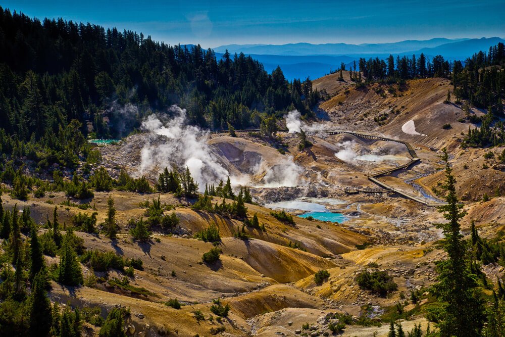 lassen volcanic national park on a caliornia road trip