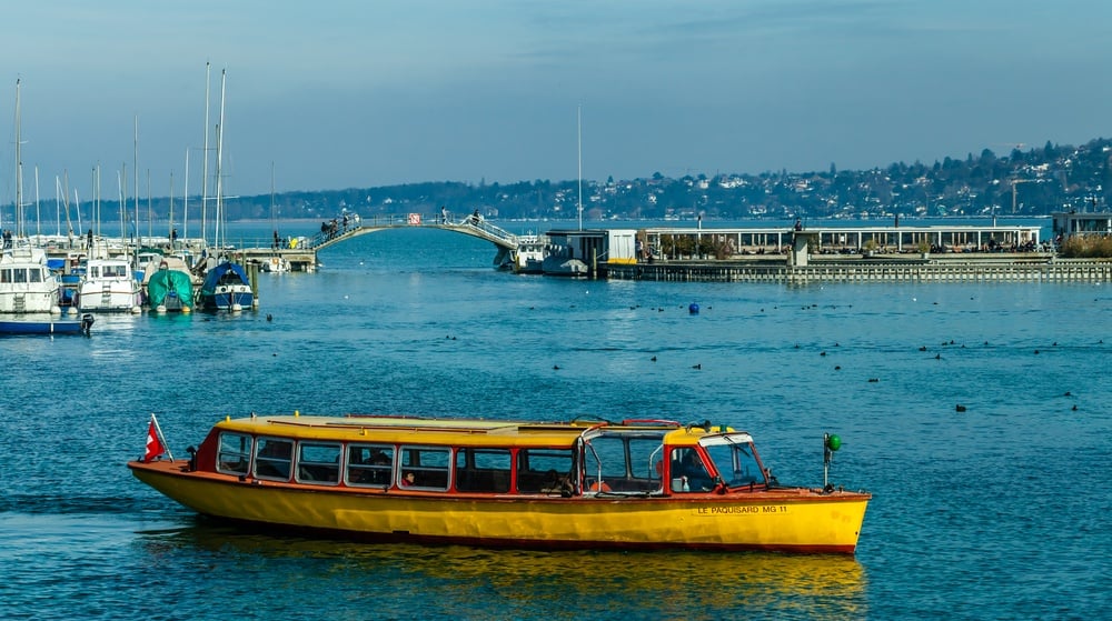 Ride the yellow taxi boats