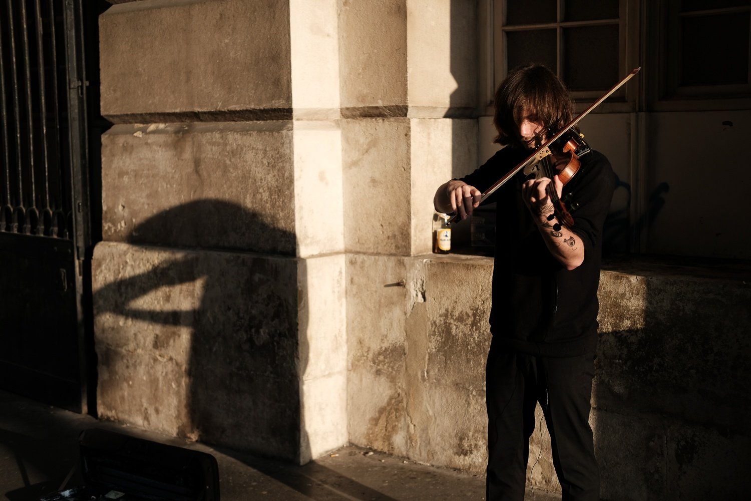 street musician in vienna