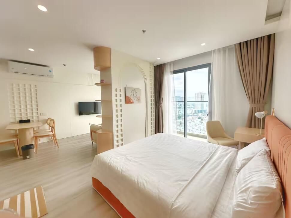 Best Airbnb Sea View Studio with Balcony Nha Trang