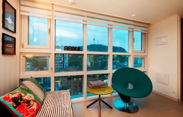 Myeong Dong apartment with views, Seoul