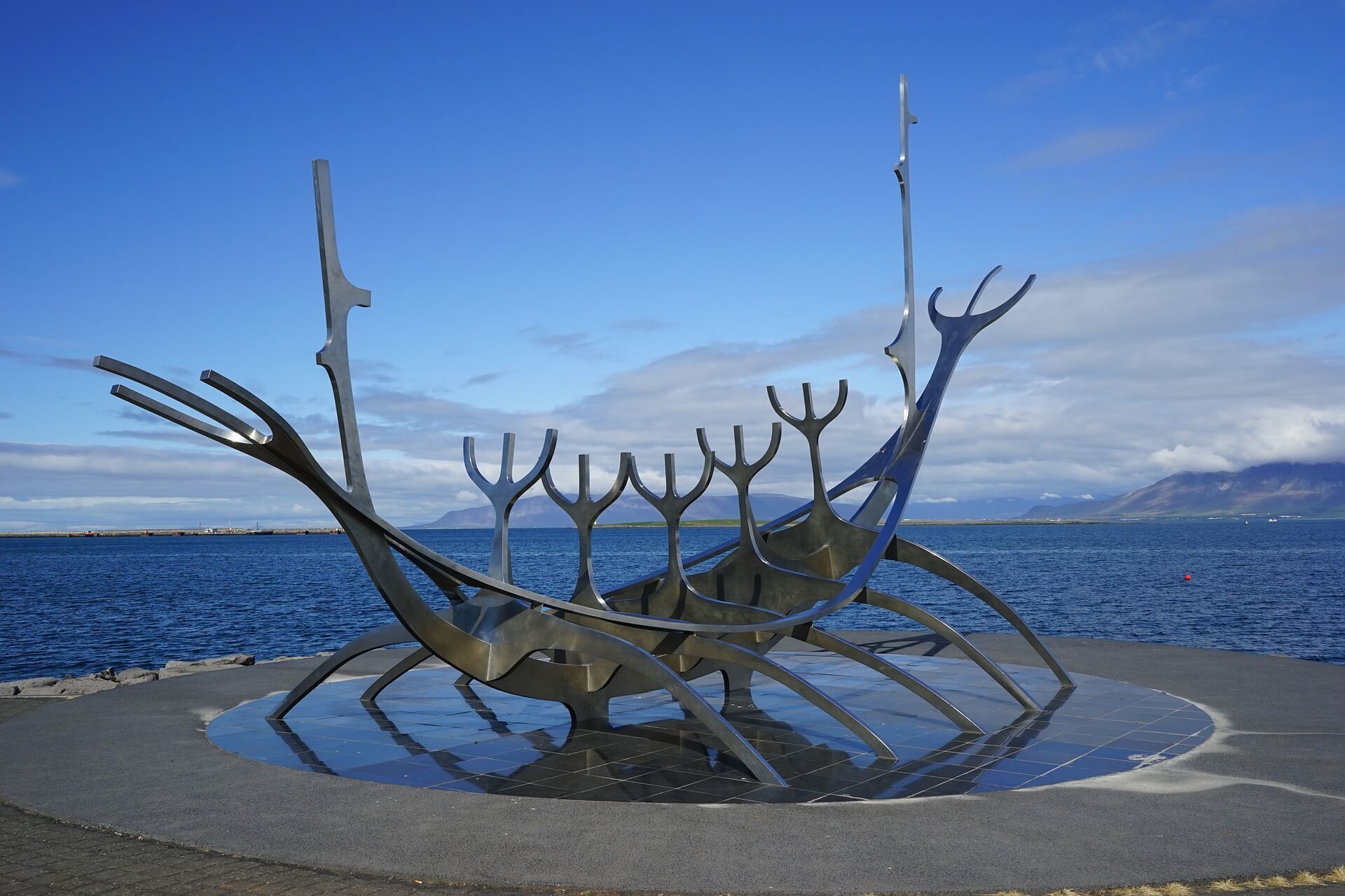 Icelandic Sculpture by the sea