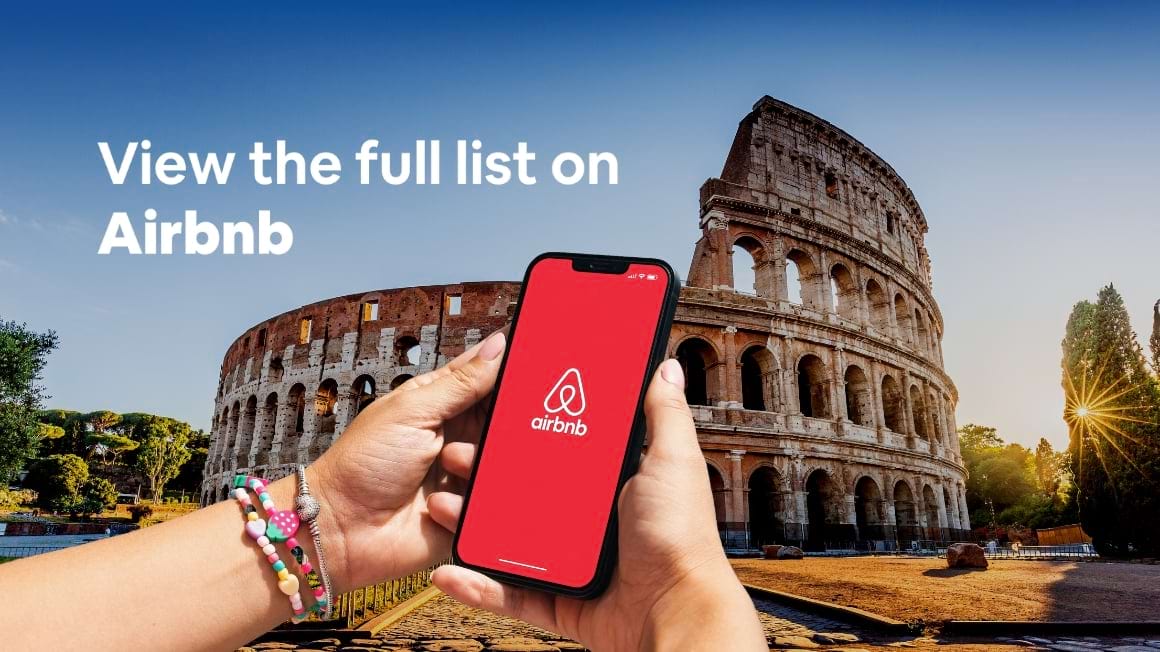 in content airbnb rome wishlist
