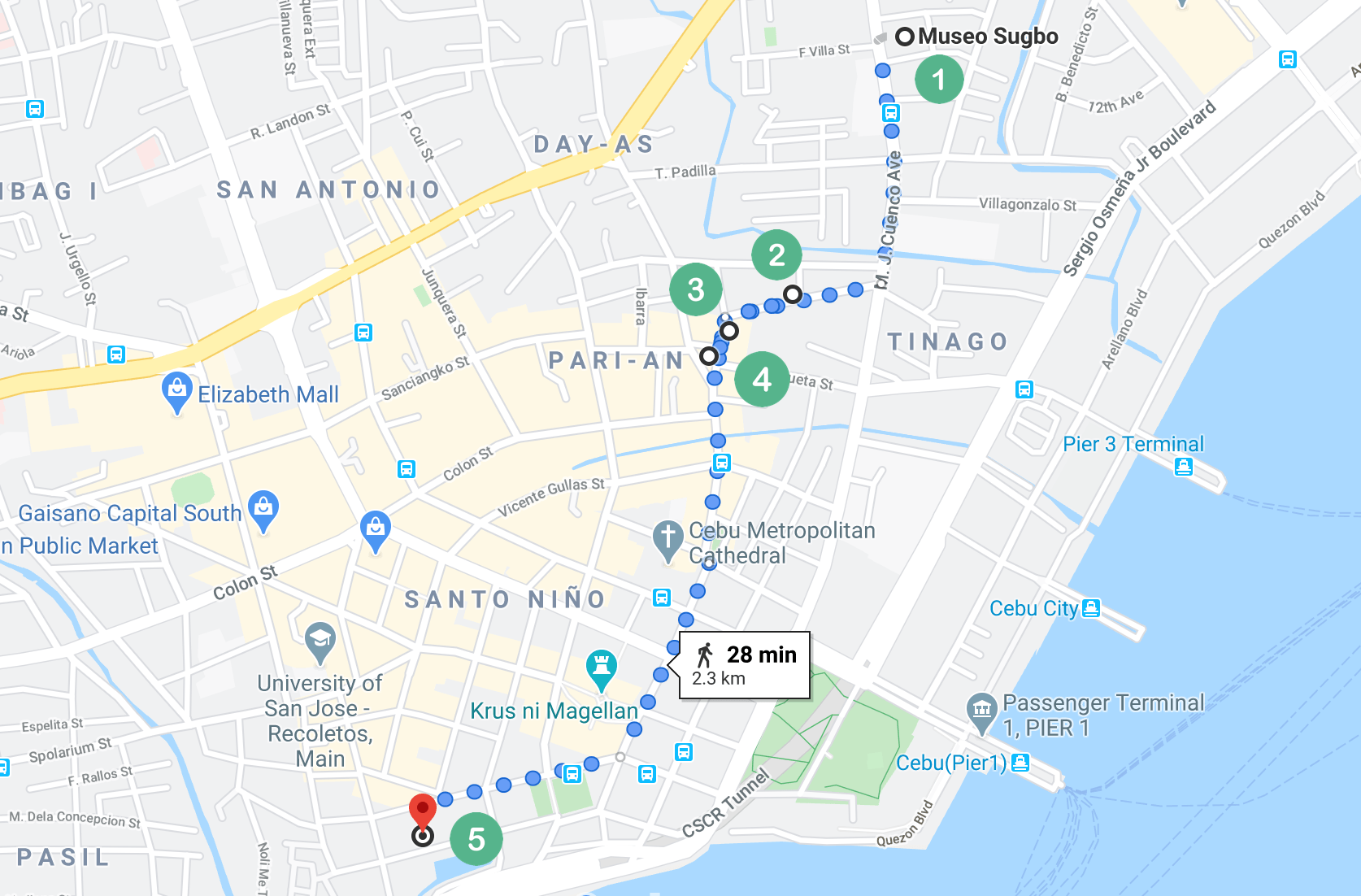 Cebu 2 itinerary 