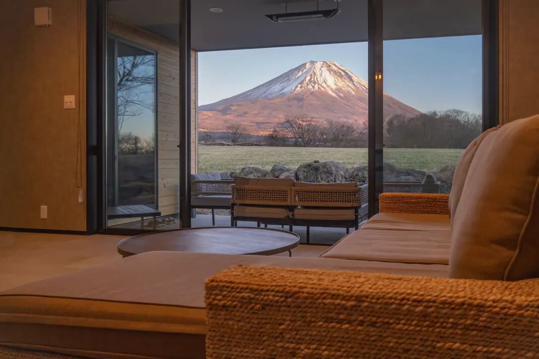 Rustic cottage with Mt Fuji view