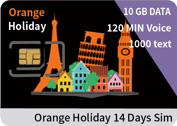 The Best International SIM Card for Europe - Orange Holiday Zen/Europe