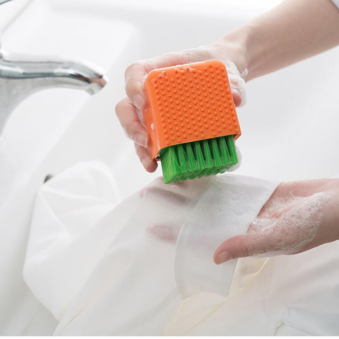 Laundry brush is a hostel trick for saving money