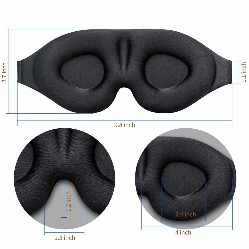 eye mask - what to pack for a hostel
