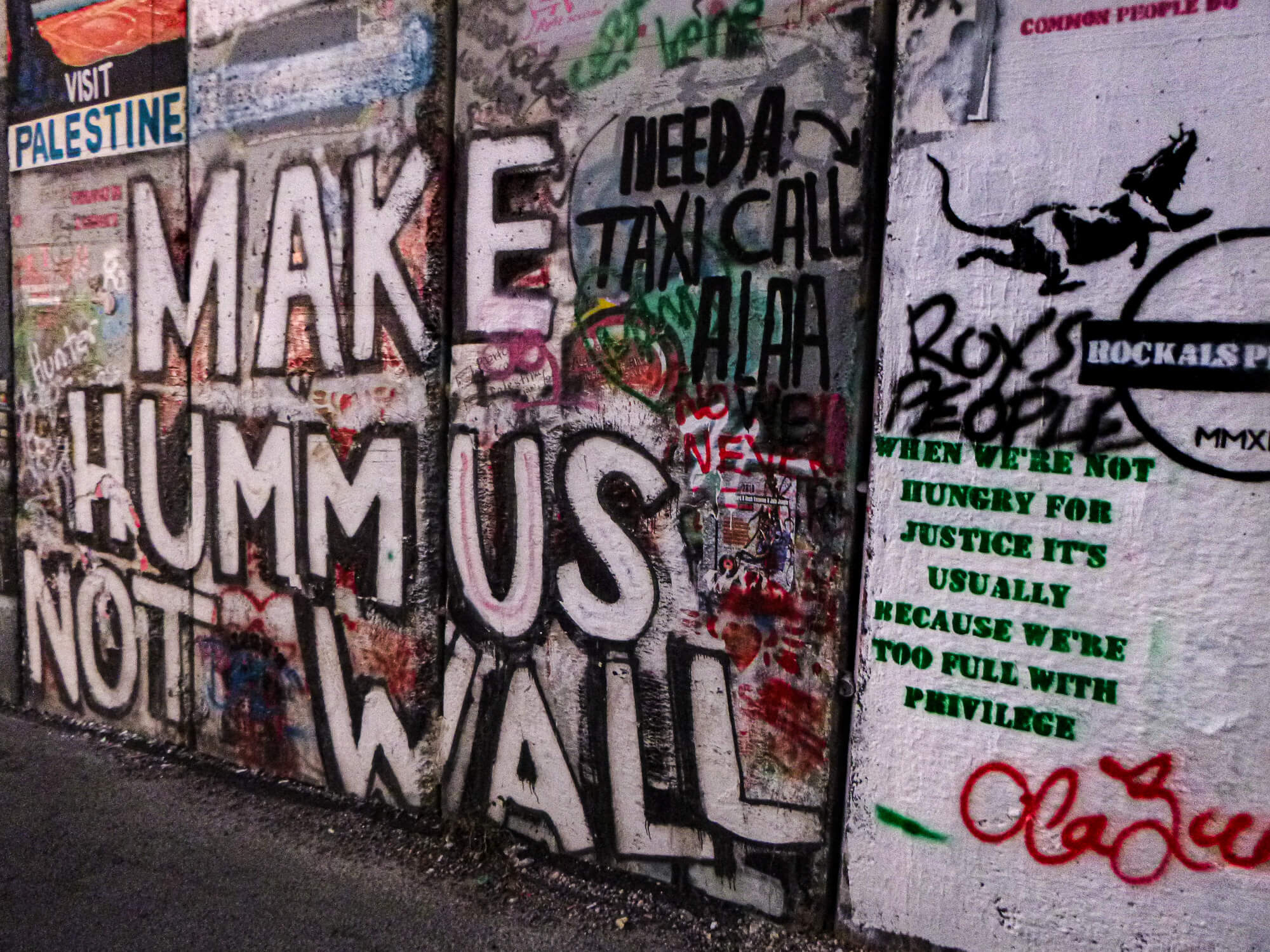 The Occupation Wall of Bethlehem - a must-see in Israel