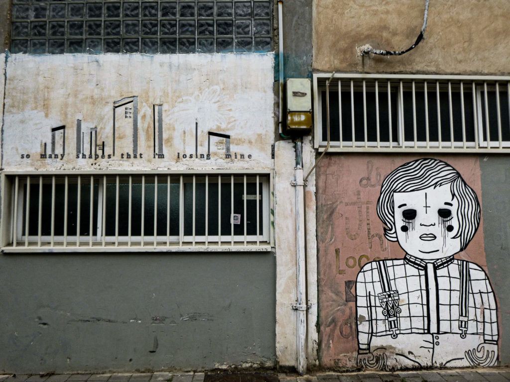 Street art in the Florentine neighbourhood in Tel Aviv