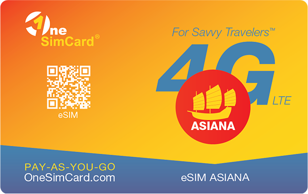 OneSimCard eSIM Asian