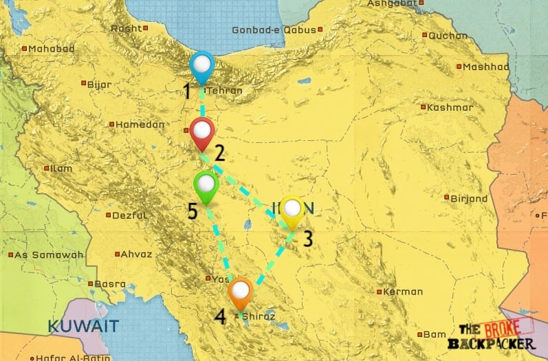 Iran BH Map