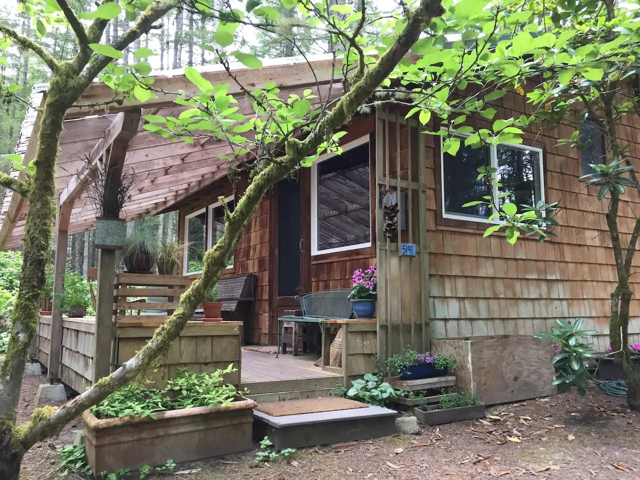 Sweet cabin in woods near Langley