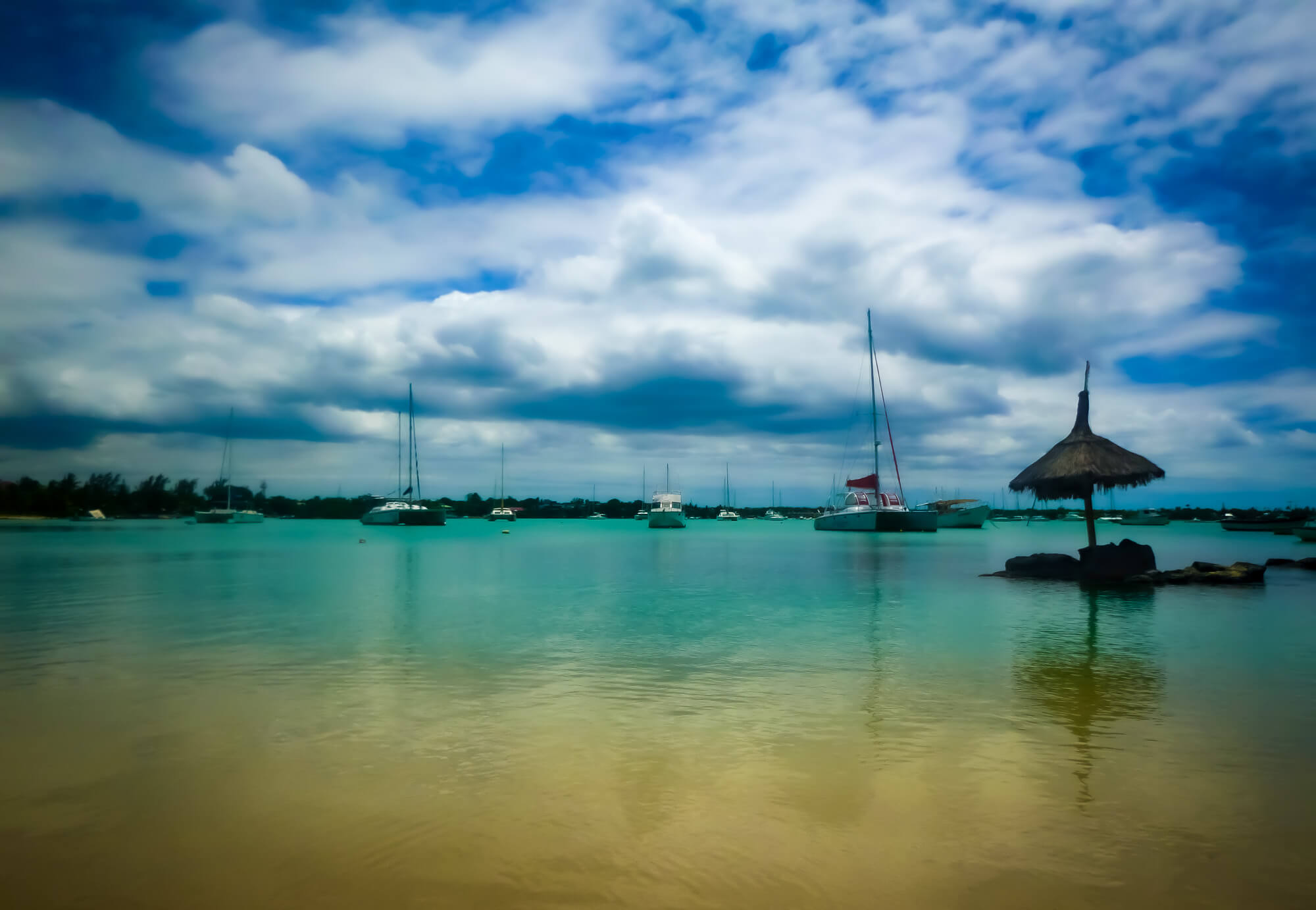 Grand Baie Public Beach in Mauritius