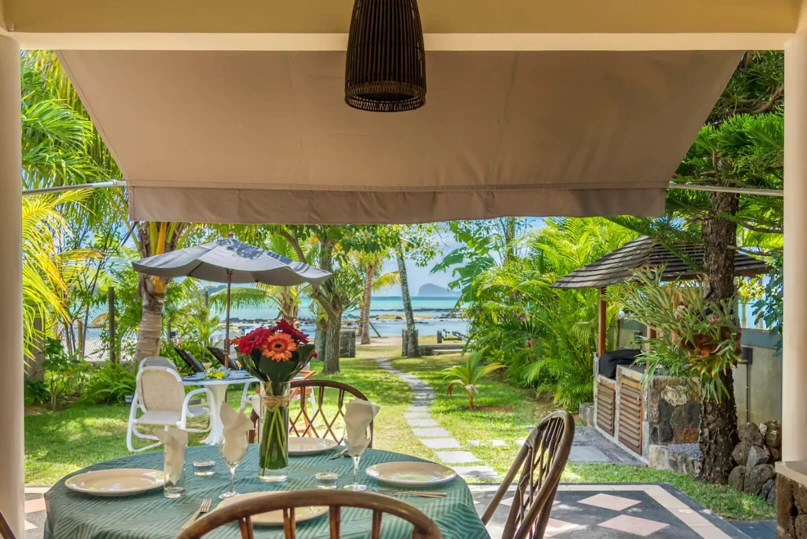 Best Beach Bungalow in Mauritius: Quaint Fishing Village Beach Bungalow in Grand Gaube