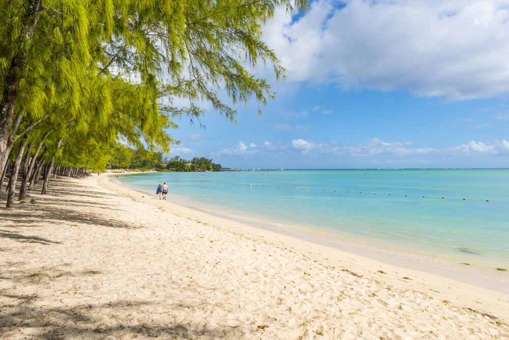 Mont Choisy Beach - one of the best beaches in north Mauritius