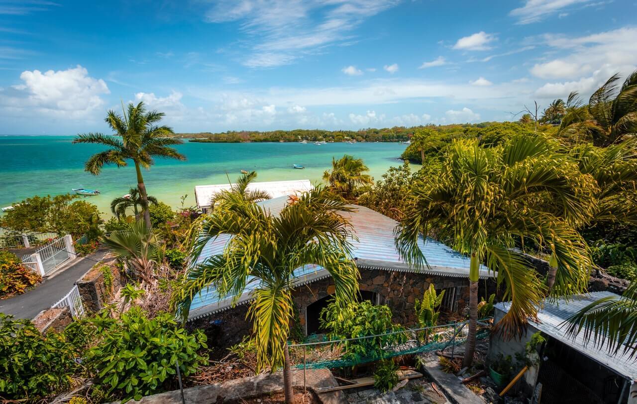 Trou d'Eau Douce Beach and villa