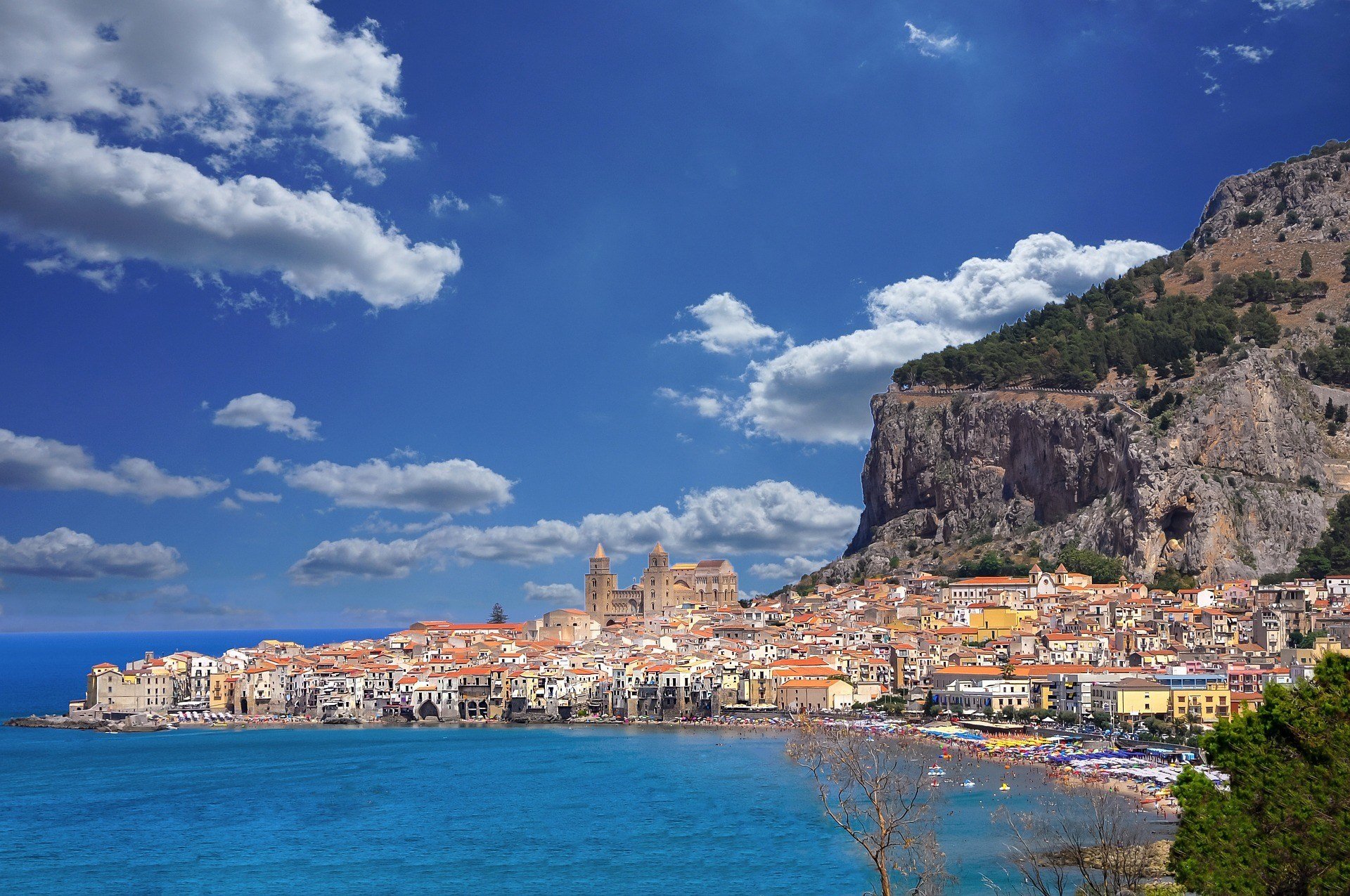 cefalu, sicily. The beautiful Mediterennean.