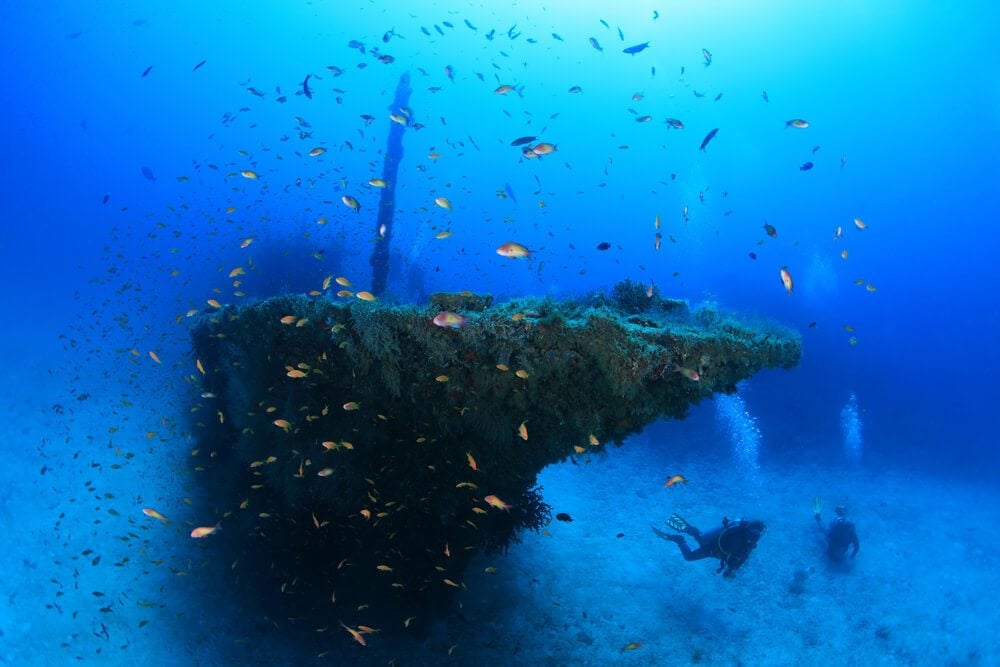 Stella Maru Wreck dive site