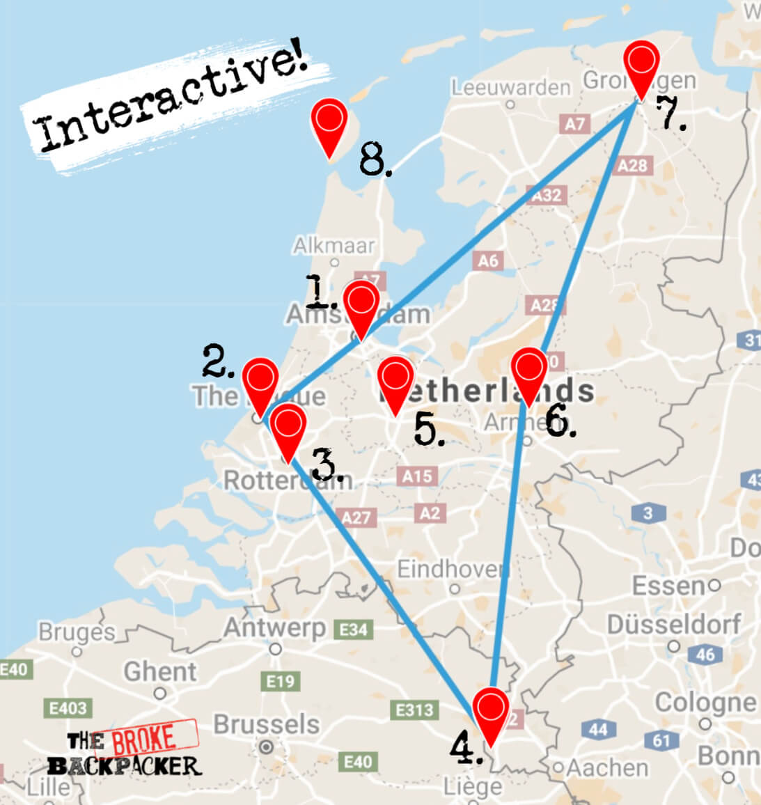 trip planner netherlands