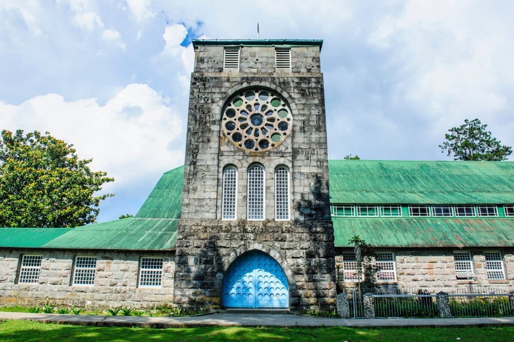 A church in Sagada - popular tourist attraction