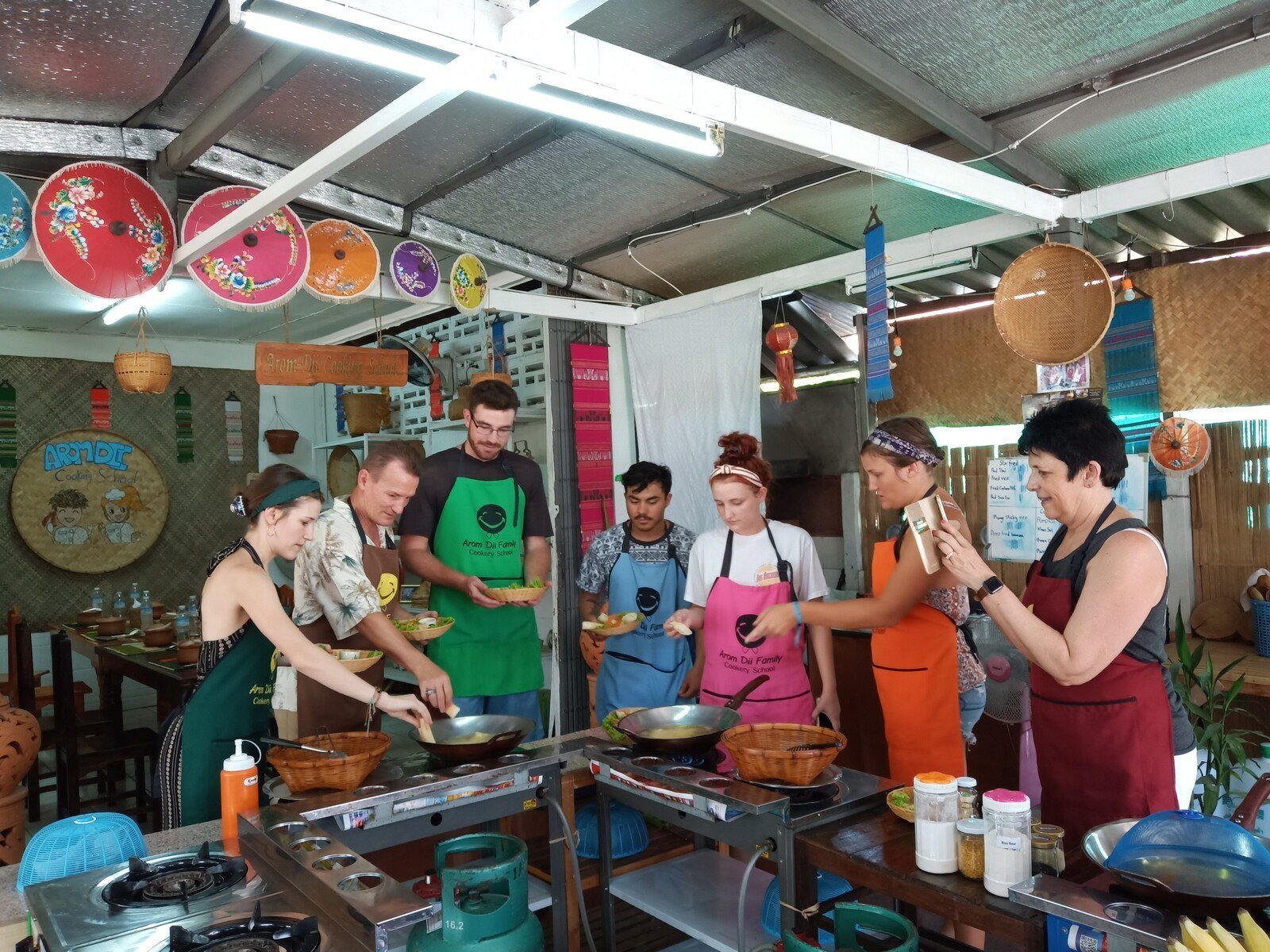 Aromdii Thai Cooking Class and Market Tour
