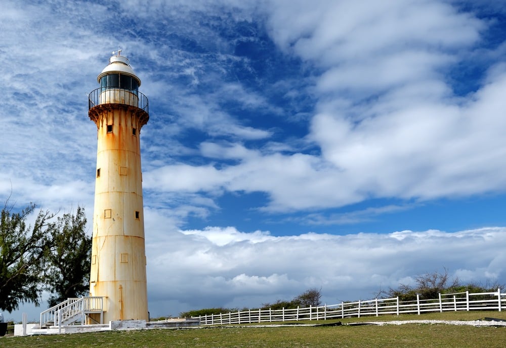 Cockburn Town lighthouse Turks and Caicos