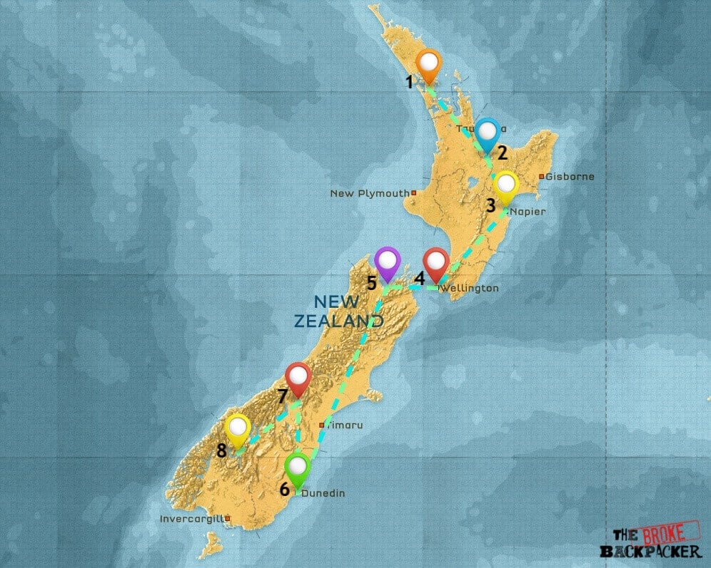 New Zealand Map