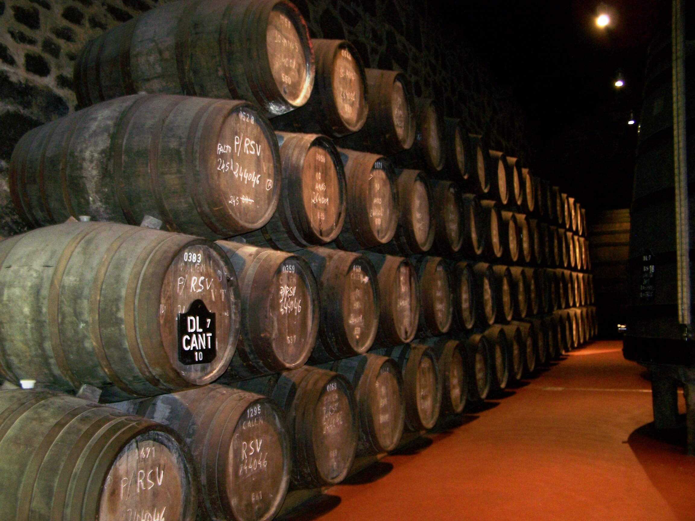 port wine barrels in gaia