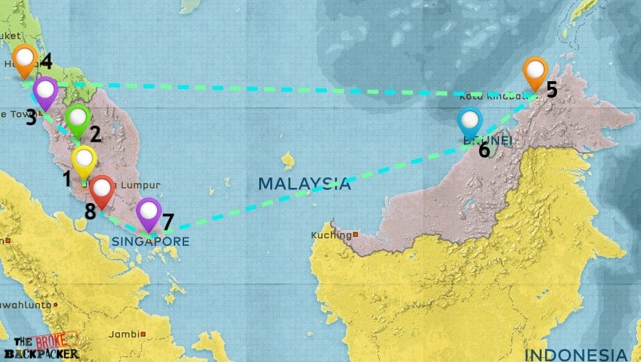 malaysia map